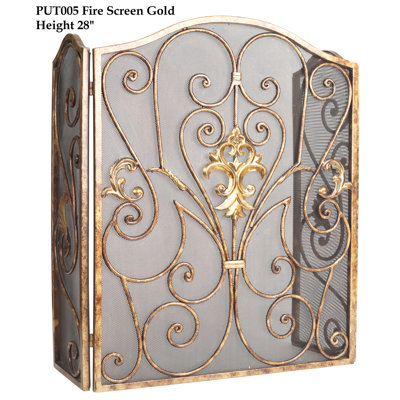 Mindy Brownes Kamingitter mit 1 Paneel aus Metall & Bewertungen